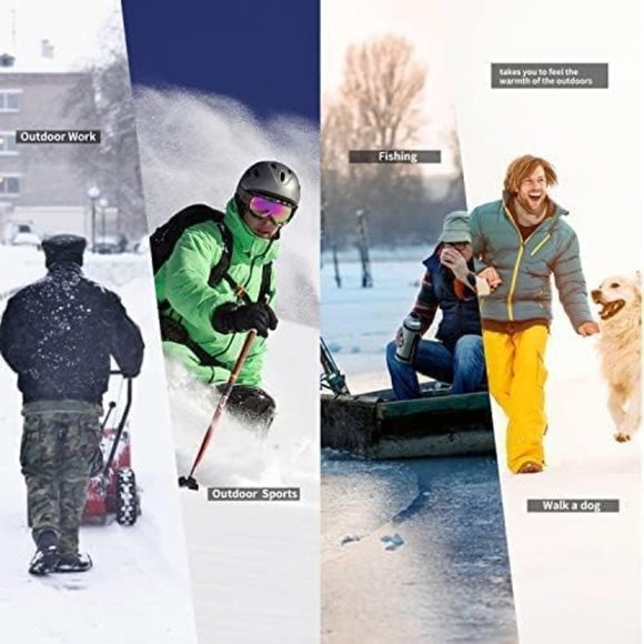 O-SEN Heated Vest for Women Men (Battery not include) One Size Dark Black - Picture 6 of 6